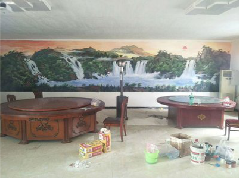 宁明墙绘-写实风景