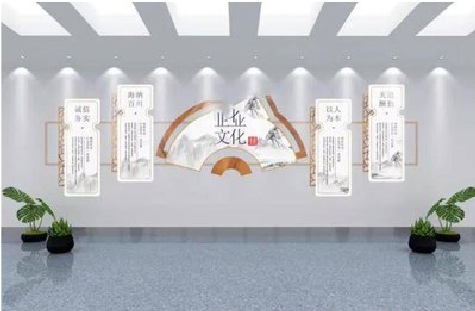 宁明企业文化墙设计的核心要素。